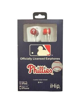 MLB Philadelphia Phillies Ear Buds Phones Headphones iHip
